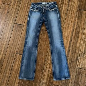 Daytrip Leo bootcut 27L with 32.75” inseam.